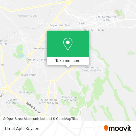 Umut Apt. map