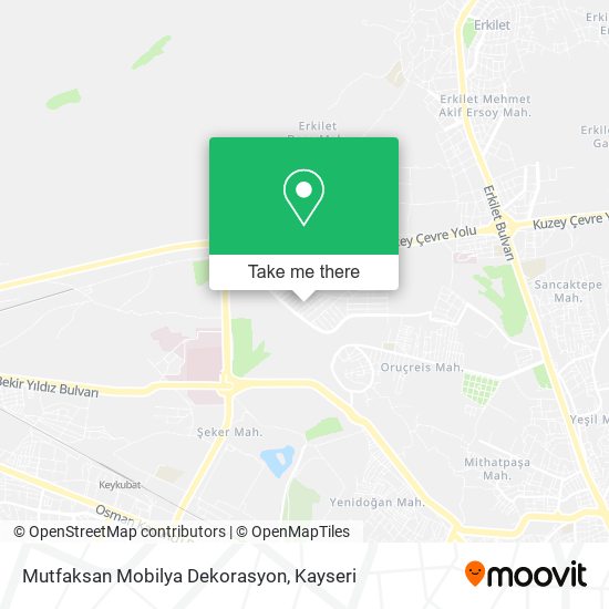 Mutfaksan Mobilya Dekorasyon map