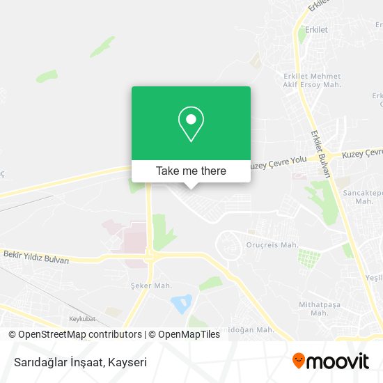 Sarıdağlar İnşaat map