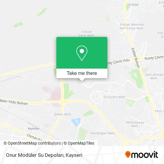 Onur Modüler Su Depoları map