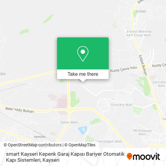 smart Kayseri Kepenk Garaj Kapısı Bariyer Otomatik Kapı Sistemleri map