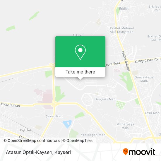 Atasun Optık-Kayserı map