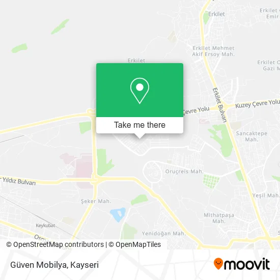 Güven Mobilya map