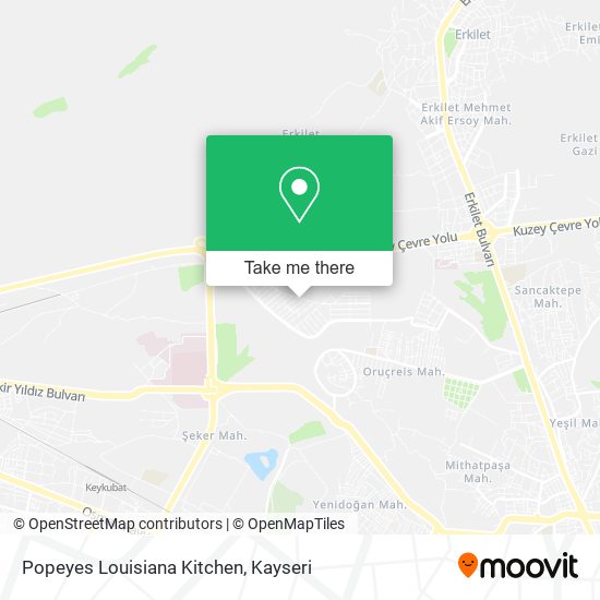 Popeyes Louisiana Kitchen map