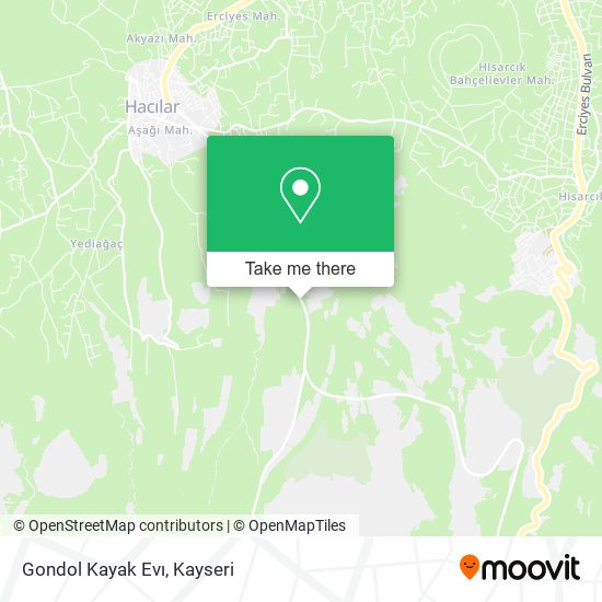 Gondol Kayak Evı map