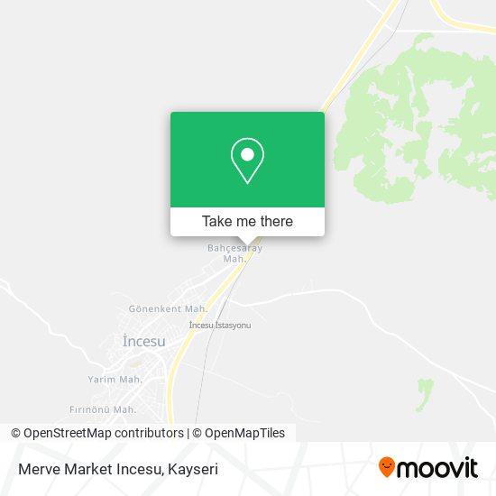 Merve Market Incesu map