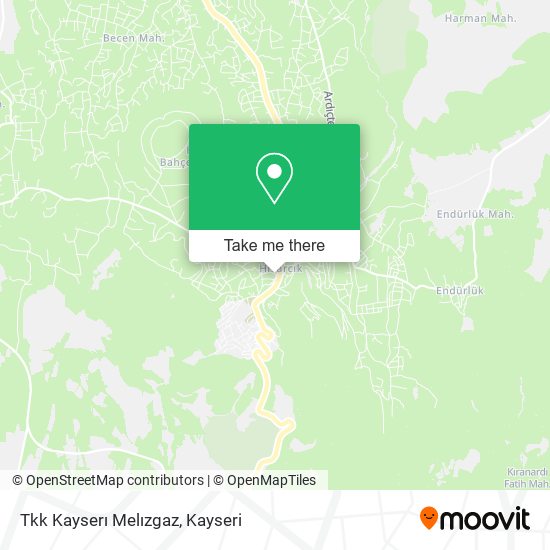 Tkk Kayserı Melızgaz map