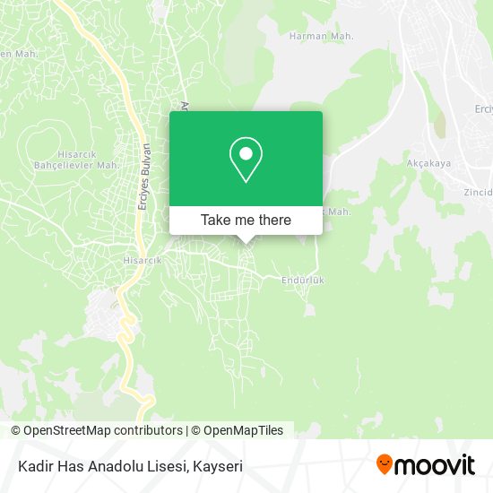 Kadir Has Anadolu Lisesi map