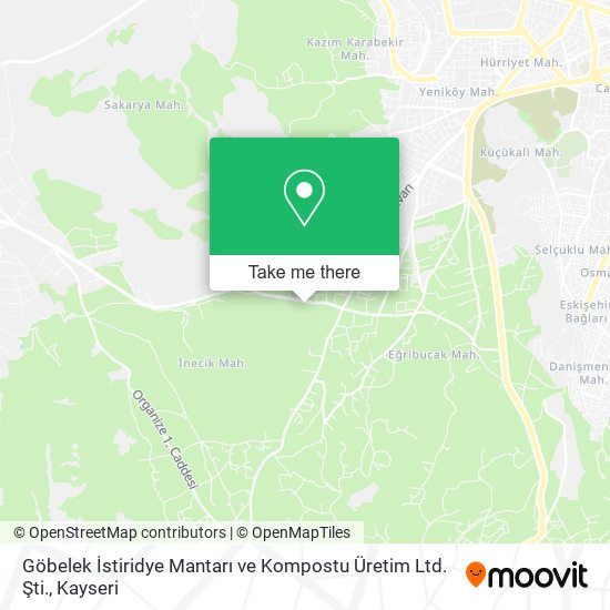 Göbelek İstiridye Mantarı ve Kompostu Üretim Ltd. Şti. map