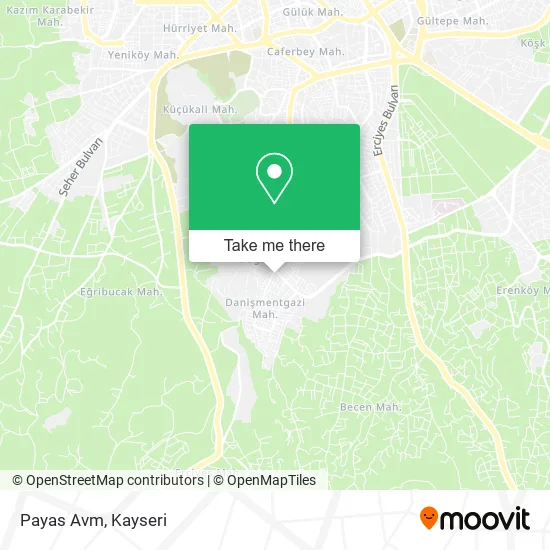 Payas Avm map