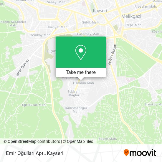Emir Oğulları Apt. map