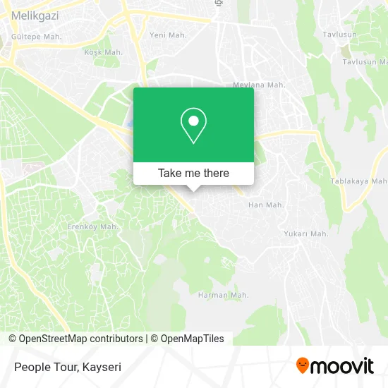 People Tour map