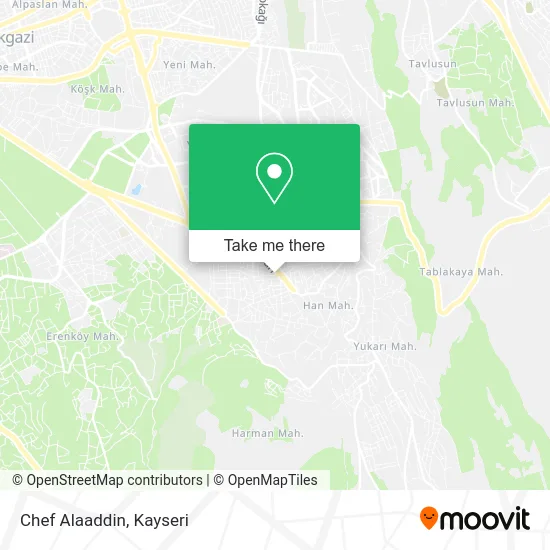 Chef Alaaddin map