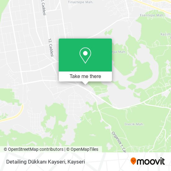 Detailing Dükkanı Kayseri map