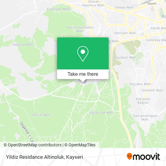 Yildiz Residance Altinoluk map