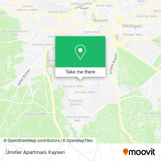 Ümitler Apartmani map