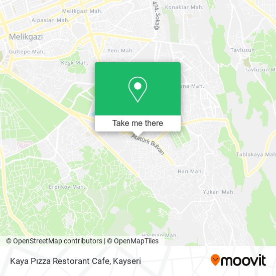 Kaya Pızza Restorant Cafe map