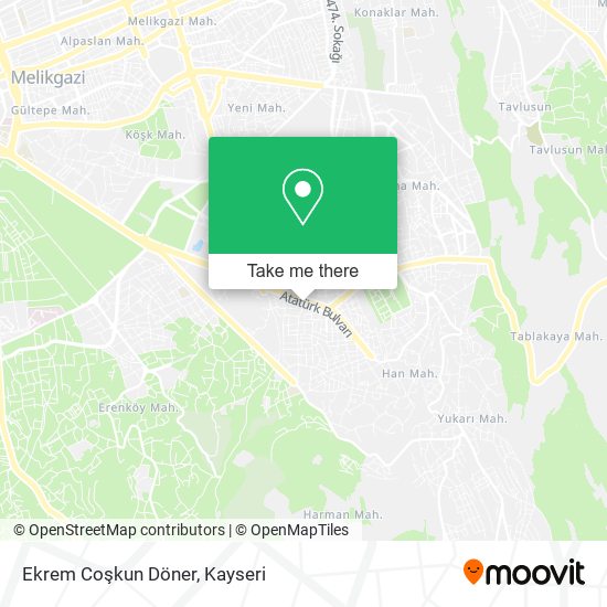 Ekrem Coşkun Döner map