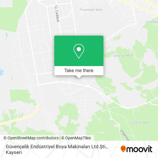 Güvençelik Endüstriyel Boya Makinaları Ltd.Şti. map