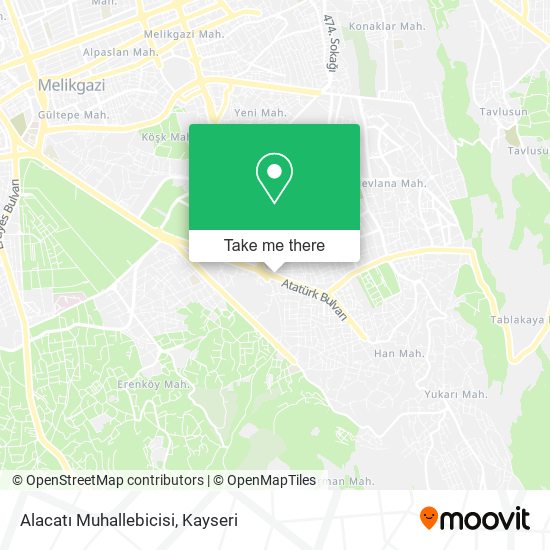 Alacatı Muhallebicisi map