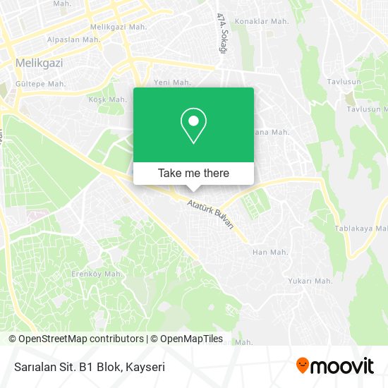 Sarıalan Sit. B1 Blok map
