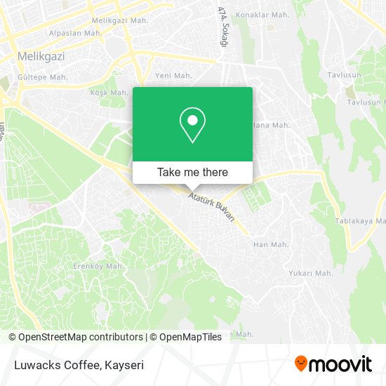 Luwacks Coffee map