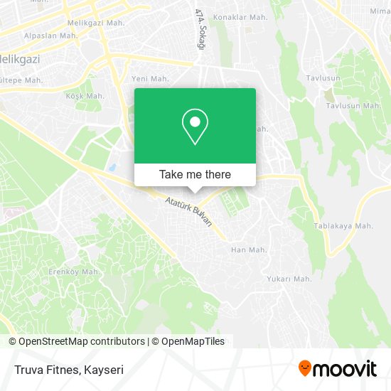 Truva Fitnes map