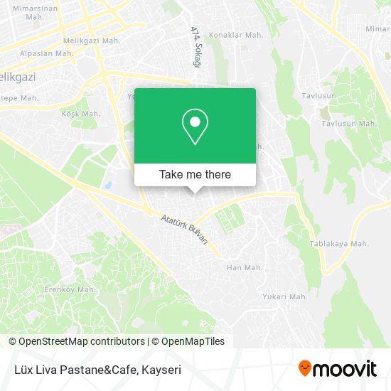 Lüx Liva Pastane&Cafe map