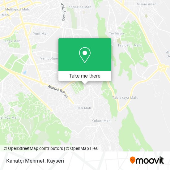 Kanatçı Mehmet map