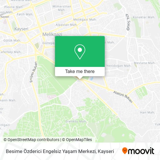 Besime Özderici Engelsiz Yaşam Merkezi map