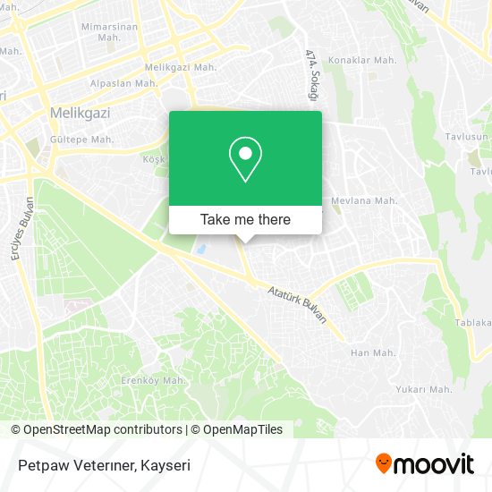 Petpaw Veterıner map