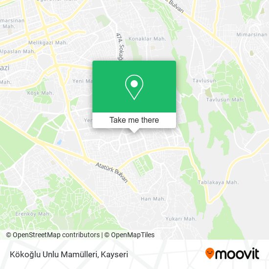Kökoğlu Unlu Mamülleri map