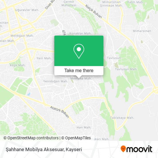 Şahhane Mobilya Aksesuar map