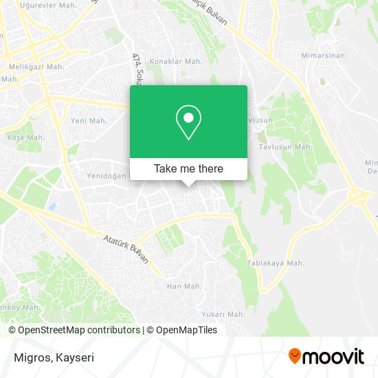 Migros map