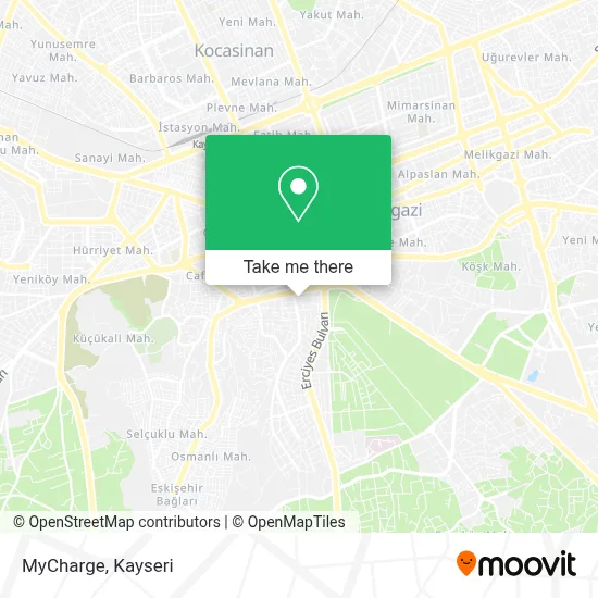 MyCharge map