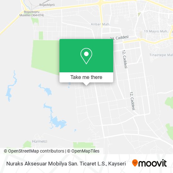 Nuraks Aksesuar Mobilya San. Ticaret L.S. map