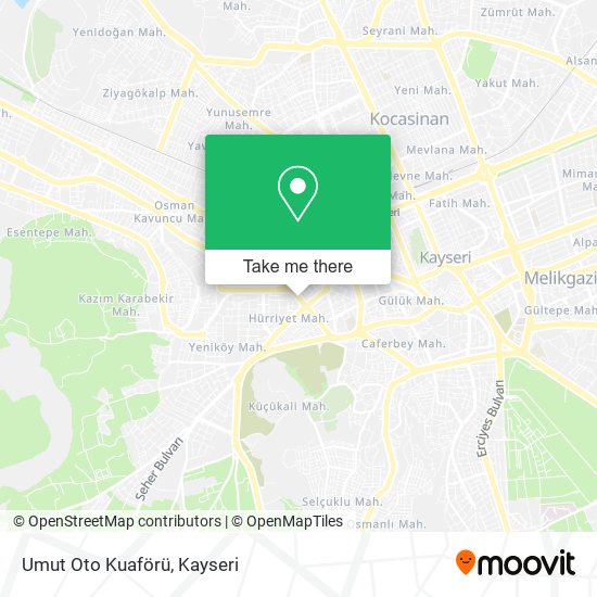 Umut Oto Kuaförü map