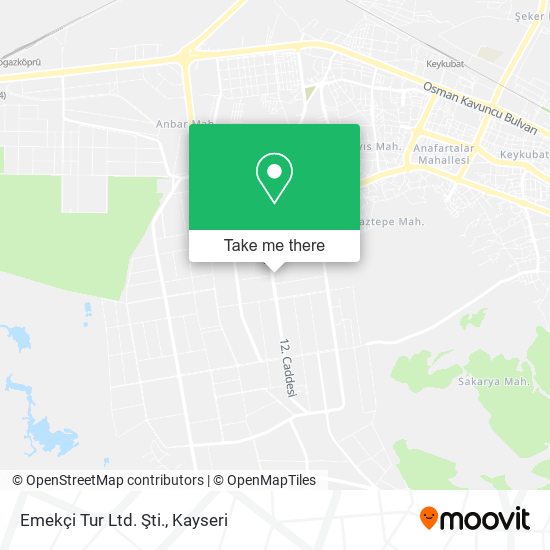 Emekçi Tur Ltd. Şti. map
