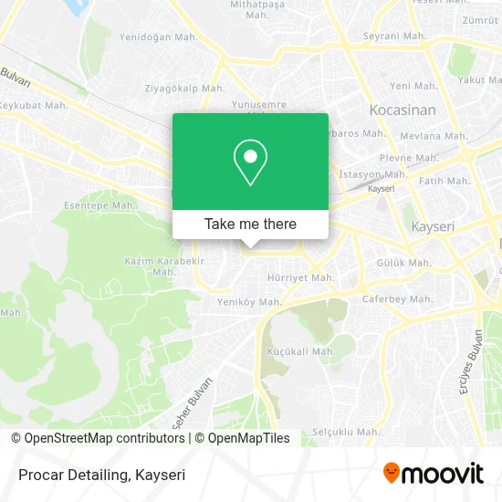 Procar Detailing map