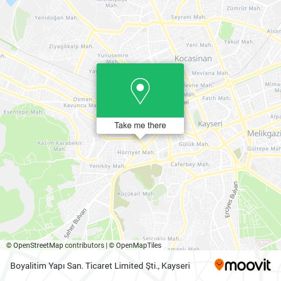 Boyalitim Yapı San. Ticaret Limited Şti. map