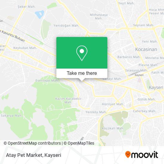 Atay Pet Market map