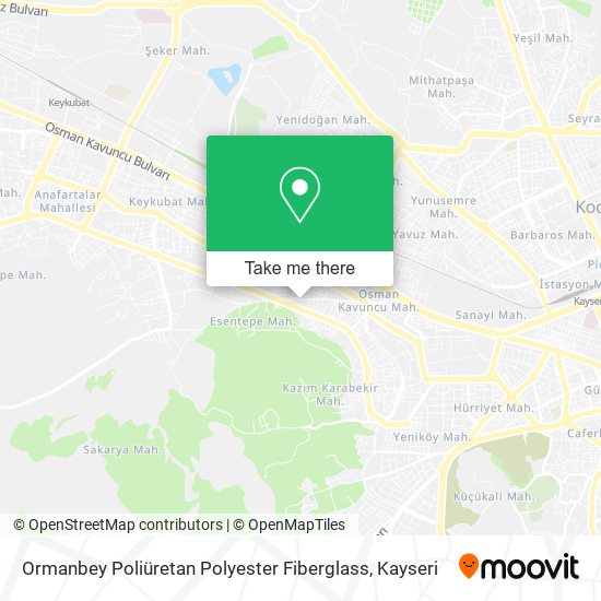 Ormanbey Poliüretan Polyester Fiberglass map