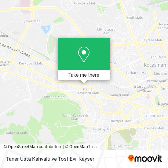 Taner Usta Kahvaltı ve Tost Evi map