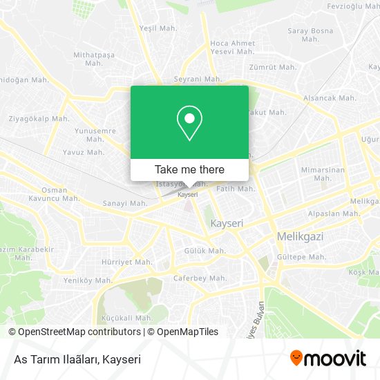 As Tarım Ilaãları map