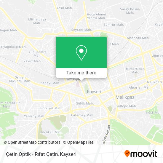 Çetin Optik - Rıfat Çetin map