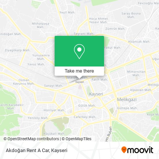 Akdoğan Rent A Car map