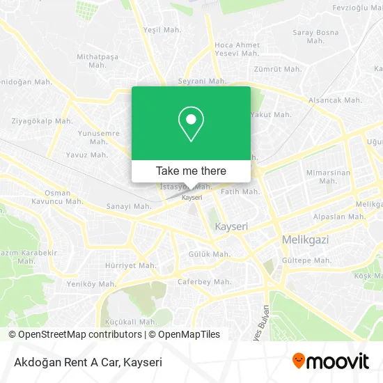 Akdoğan Rent A Car map