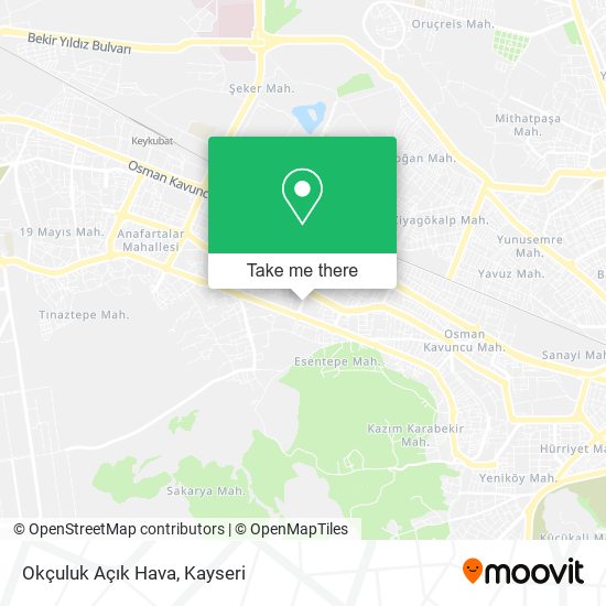 Okçuluk Açık Hava map