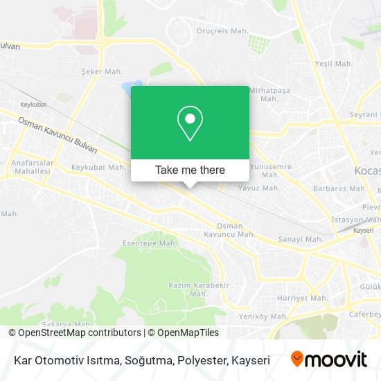 Kar Otomotiv Isıtma, Soğutma, Polyester map