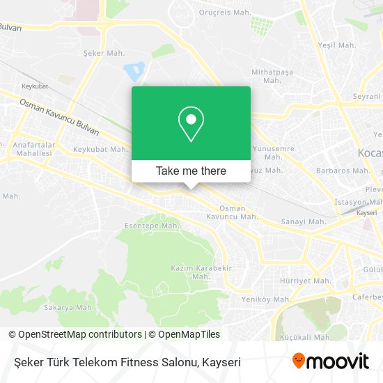 Şeker Türk Telekom Fitness Salonu map